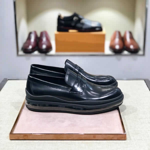 2020 New Prada Cheap Men's Leather Shoe Men Leather Casual Shoes Fashion Footwear